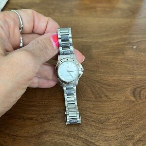 Givenchy Silver Stainless Steel Watch